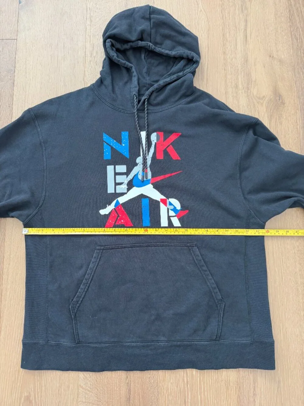Air Jordan Hoodie Sweatshirt Men XL Fleece Black Legacy AJ4 Pullover CQ8291-010